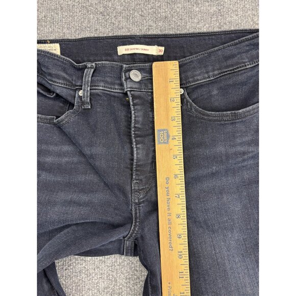Levis Premium 311 Shaping Skinny Jeans Womens 30 Dark Wash Blue Stretch Denim - Picture 4 of 8